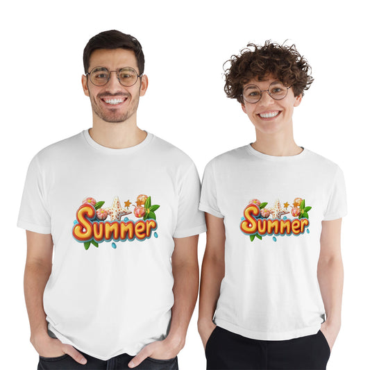 Summer Vibes Icon Medley Couple's Pima Tshirt
